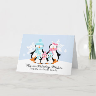 Penguin Weihnachtskarten Feiertagskarte