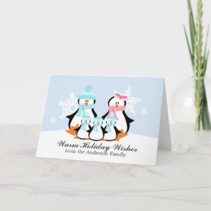 Penguin Weihnachtskarten Feiertagskarte