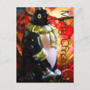 Penguin - Weihnachtspostkarte Feiertagspostkarte