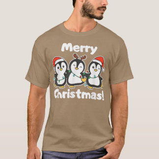 Penguin Weihnachtstiere Niedliche Pinguine T-Shirt