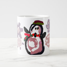 Penguin Winter Jumbo-Tasse