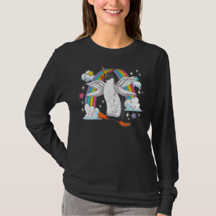 Penguincorn Niedlich Antarktis Tierrainbow Penguin T-Shirt