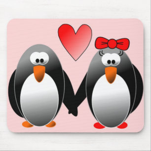 PENGUINEN IN DER LIEBE MOUSEPAD