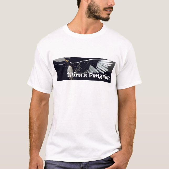 "Penguinn" der T - Shirt Männer, Weiß, Größe S (Vorderseite)