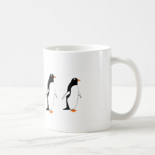 Penguins auf einer Tasse