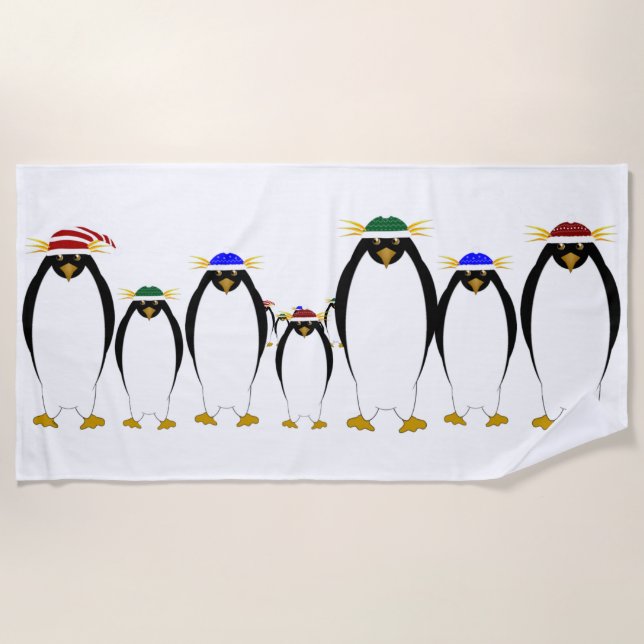Penguins Badetuch (Vorderseite)