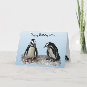 Penguins Birthday Karte