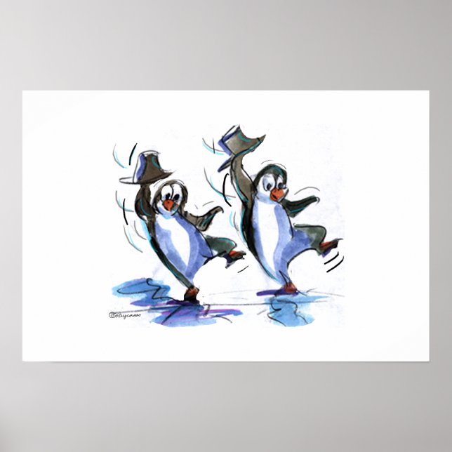 pEnGuInS dAnCiNg Poster (Vorne)