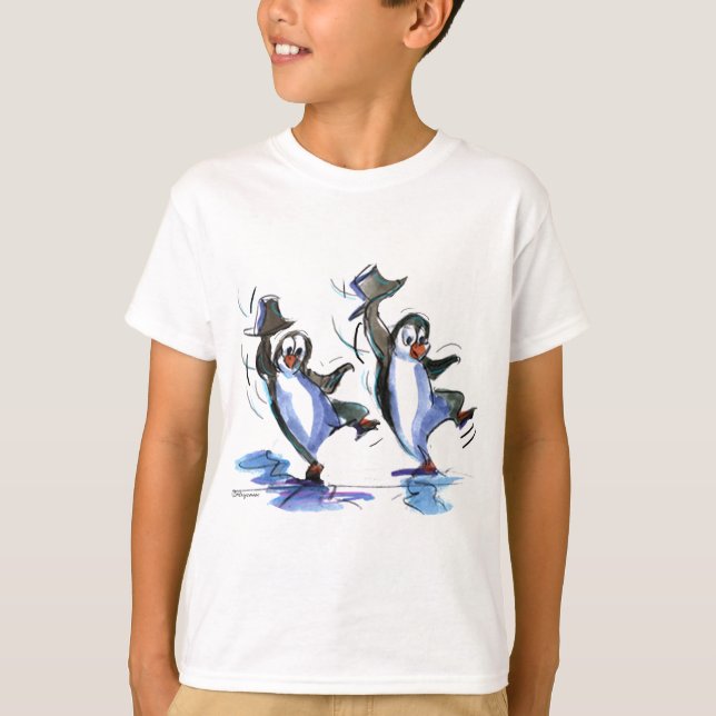 PeNgUiNs DaNciNg T-Shirt (Vorderseite)