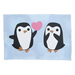 Penguins in der Liebe Kissenbezug