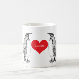 Penguins-Liebe für immer Kaffeetasse
