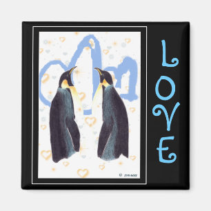 Penguins-Liebe-Magnet Magnet