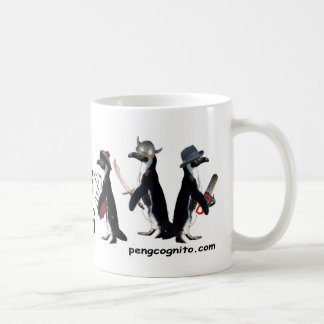 Penguins mit der Waffen-Tasse Kaffeetasse