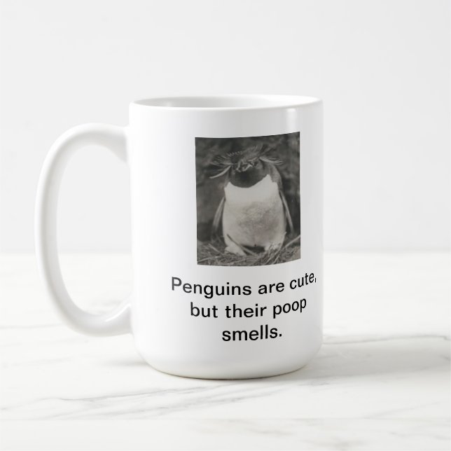 Penguins sind niedlich, aber ihr kacken Sie Kaffeetasse (Links)