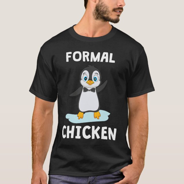 penguins well dressed penguin with bow tie penguin T-Shirt (Vorderseite)