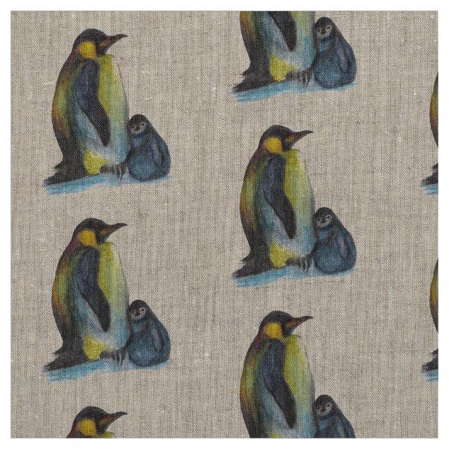 Penguins-Zeichnen Stoff (Muster)