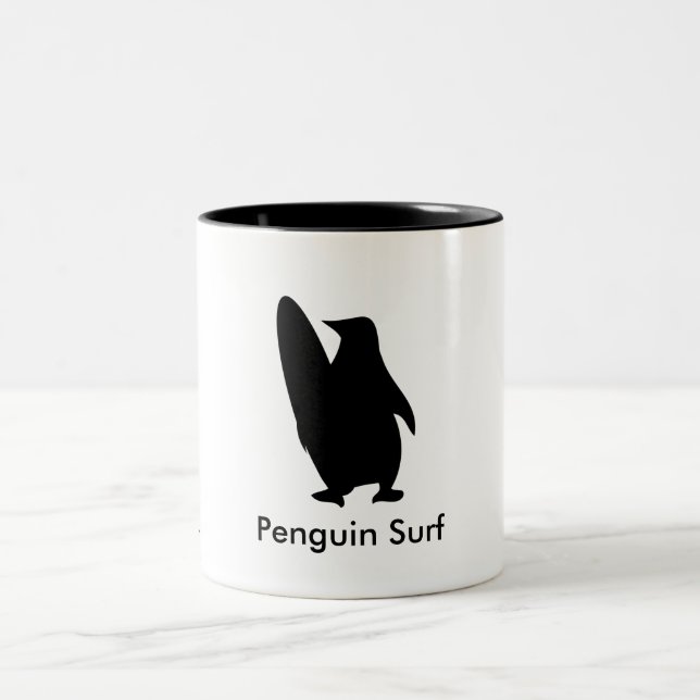penguintastic Brandungs-Tasse Zweifarbige Tasse (Mittel)