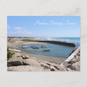 Penhors Harband Bay, Bretagne, Frankreich Postkarte