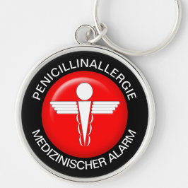 PENICILLINALLERGI Medical Alert - Button Schlüssel Schlüsselanhänger