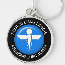 PENICILLINALLERGI Medical Alert - Button Schlüssel Schlüsselanhänger