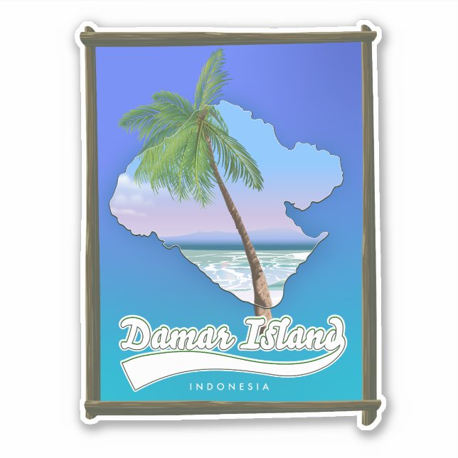 Penida Island Indonesien Aufkleber (Vorderseite)