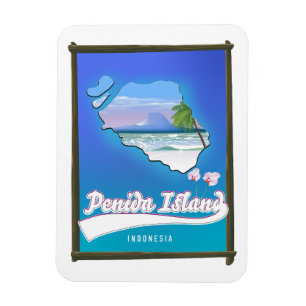 Penida Island Indonesien Magnet