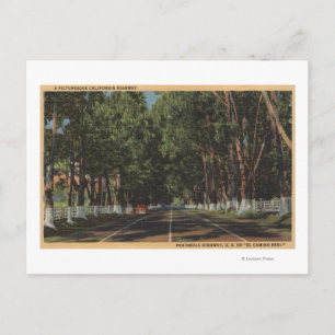 Peninsula Highway US 101 El Camino Real View Postkarte