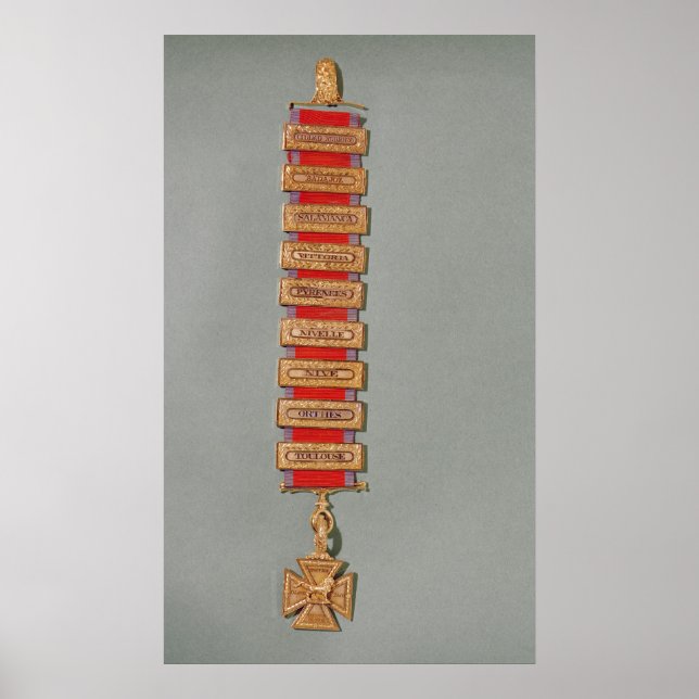 Peninsular Gold Cross, c.1813 Poster (Vorne)