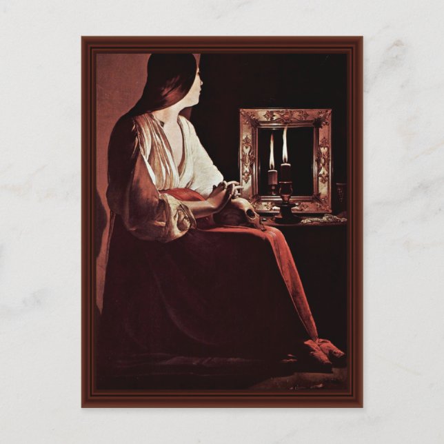 Penitent Mary Magdalene (Magdalena Wrightsman) Postkarte (Vorderseite)