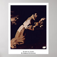 Penitent St. Francis by Zurbaran de Francisco