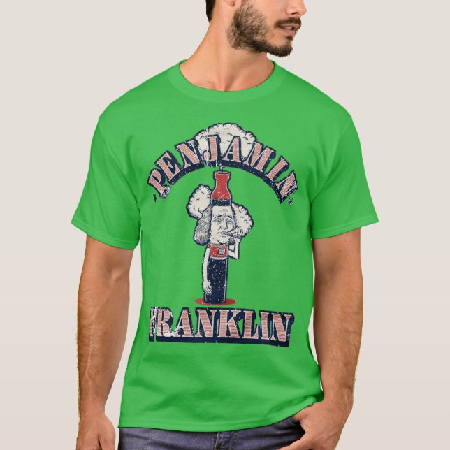 Penjamin Franklin T-Shirt - USA Trinkteam (Vorderseite)