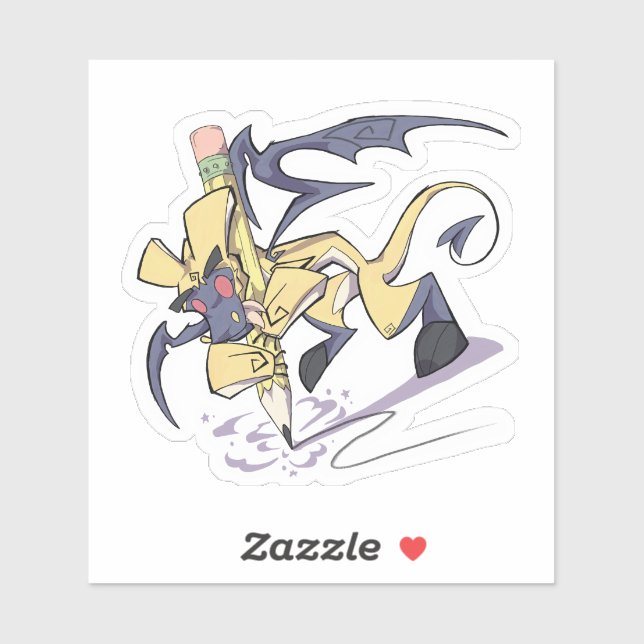 PenLight den Bleistift Dragon Vinyl Sticker (Blatt)