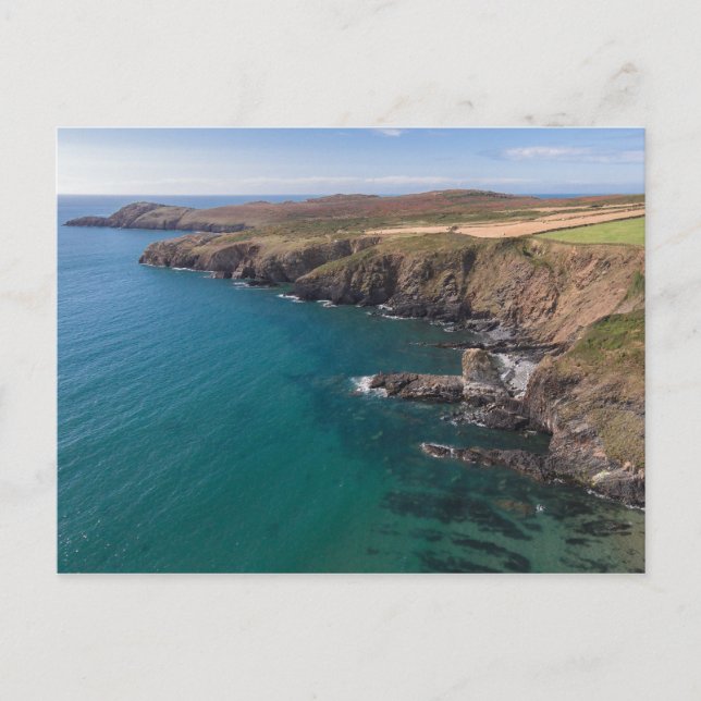 Penlledwen und Penmaen Dewi Wales Postkarte (Vorderseite)