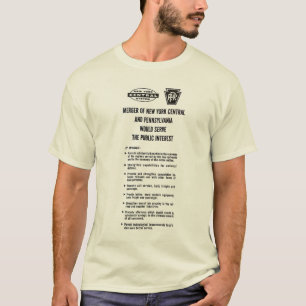 Penn Central Railway Fusion T - Shirt