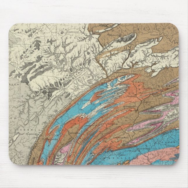Penn geologische Formationen Mousepad (Vorne)