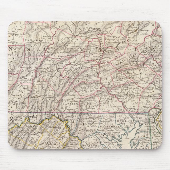 Penn, NJ, Md, Dela, DC, Virginia Mousepad (Vorne)