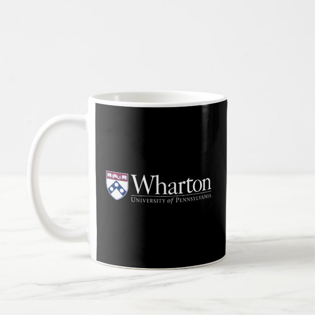 Penn Quakers's Whon School of Business Kaffeetasse (Links)
