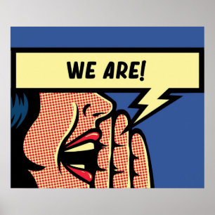 PENN STAAT COMIC POSTER