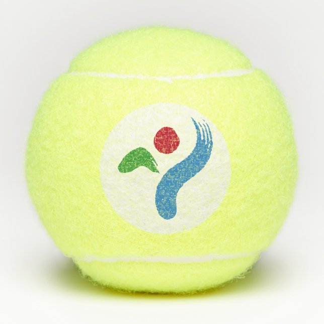 Penn tennis ball with flag of Seoul, South Korea (Vorderseite)