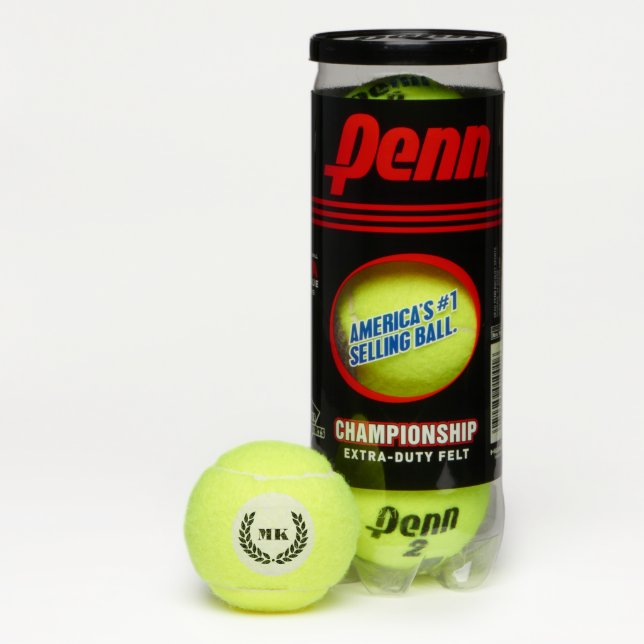 Penn Tennis Balls - Custom Initials Tennisbälle (Box)