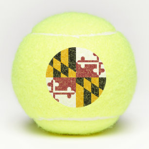 Penn Tennisball mit der Flagge von Maryland, USA Tennisbälle