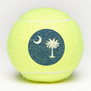 Penn-Tennisball mit der Flagge von South Carolina, Tennisbälle