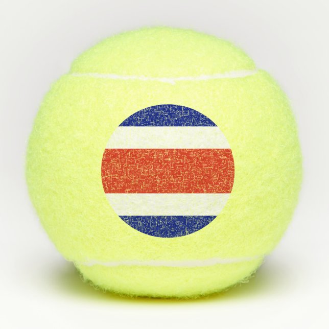 Penn Tennisball mit Flagge Costa Ricas Tennisbälle (Vorderseite)
