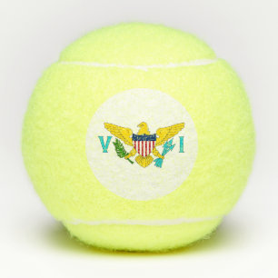 Penn-Tennisball mit Flagge der Jungferninseln, USA Tennisbälle