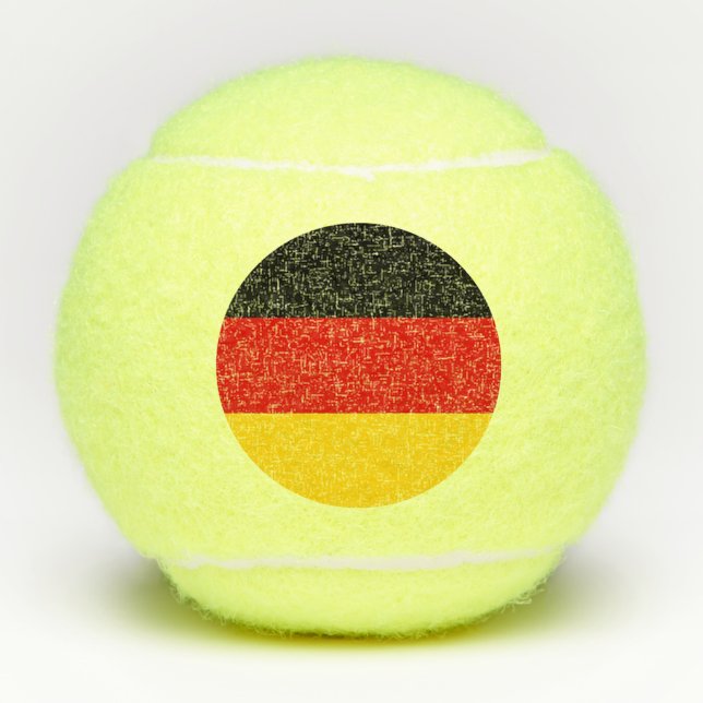 Penn Tennisball mit Flagge Deutschlands Tennisbälle (Vorderseite)