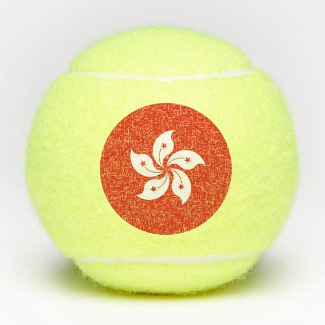 Penn Tennisball mit Flagge Hongkongs Tennisbälle (Vorderseite)