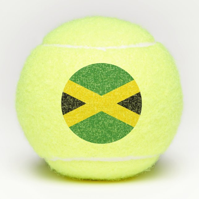 Penn Tennisball mit Flagge Jamaikas Tennisbälle (Vorderseite)