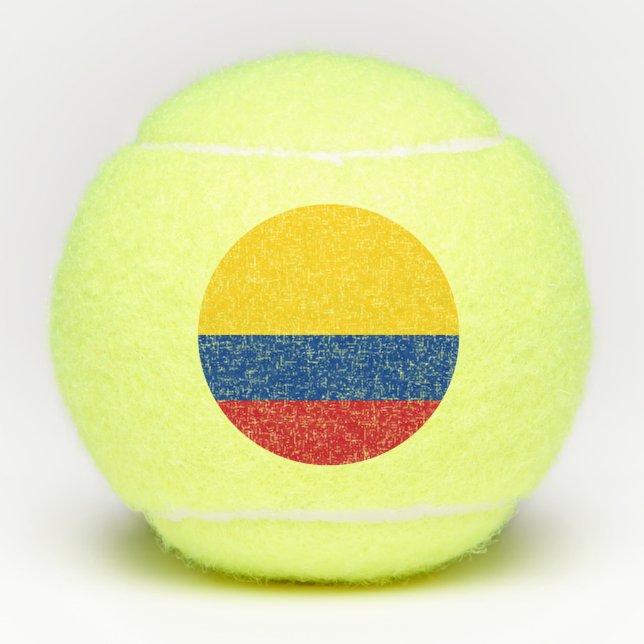 Penn Tennisball mit Flagge Kolumbiens Tennisbälle (Vorderseite)