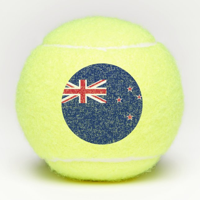 Penn Tennisball mit Flagge Neuseelands Tennisbälle (Vorderseite)