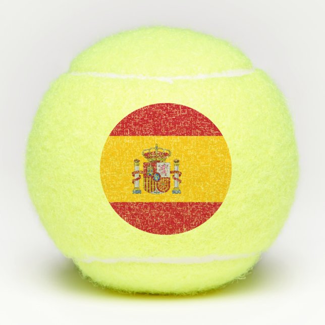 Penn Tennisball mit Flagge Spaniens Tennisbälle (Vorderseite)